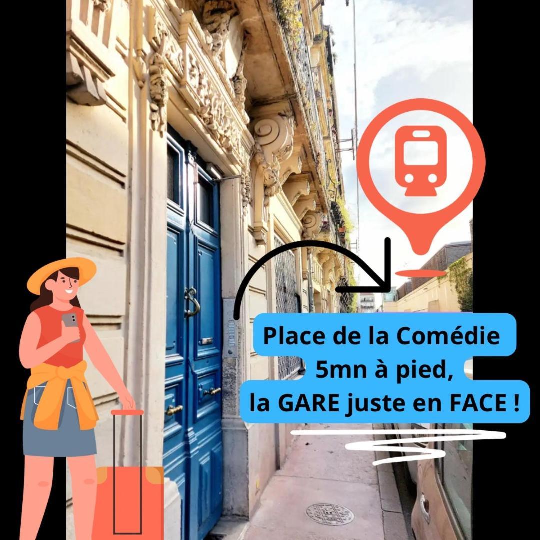Appart L'Echappee Belle, Centre Historique, Gare Montpellier Zewnętrze zdjęcie
